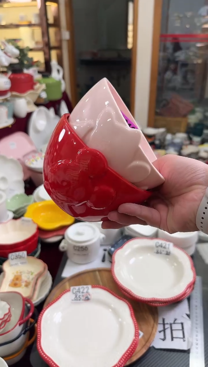 摆件陶G012-2个   仓库微瑕陶瓷清仓福利