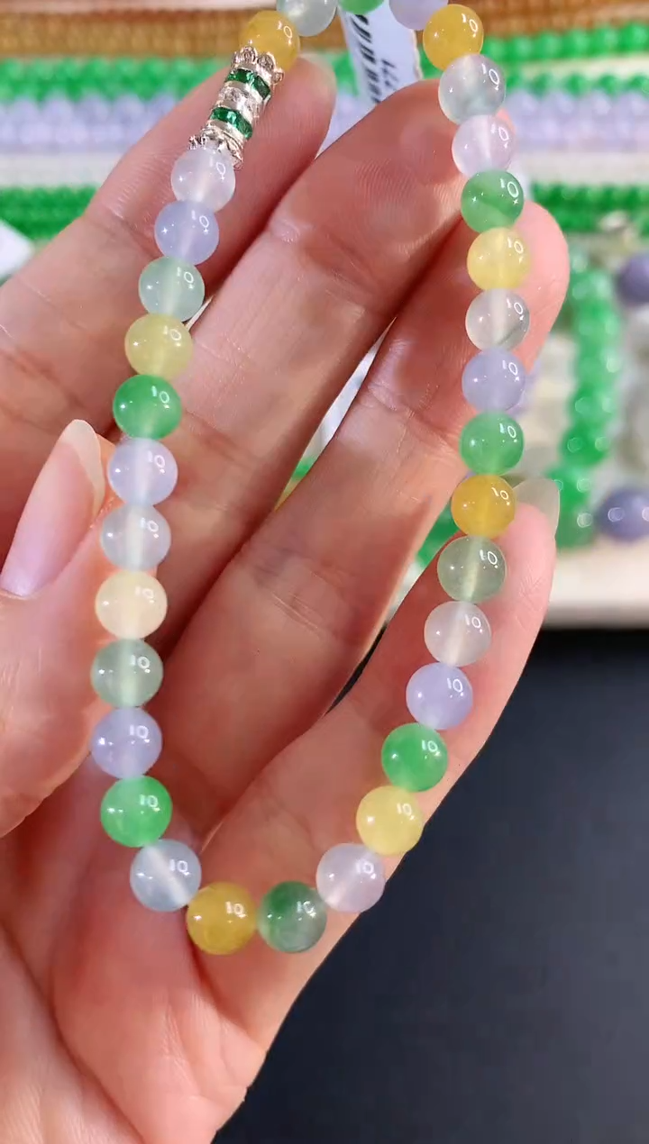 未镶嵌手串翡翠132|