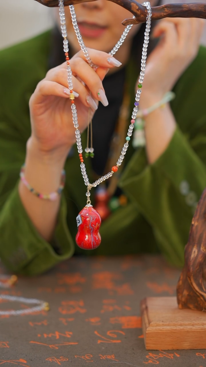 265非遗漆手艺工天然葫芦文玩福禄