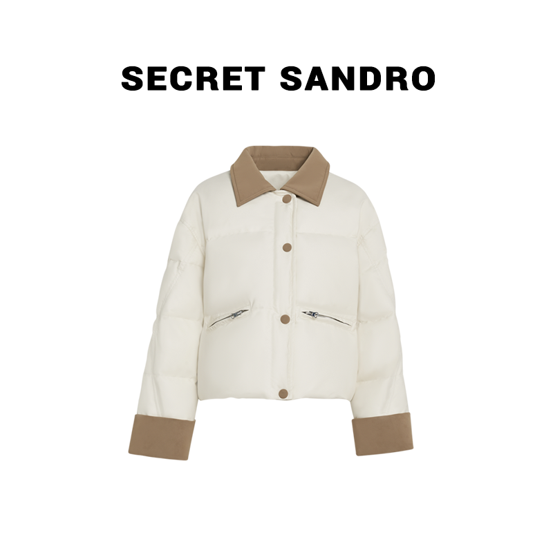 【奶皮羽绒】Secret Sandro 楚楚 羽绒服 R85221274C