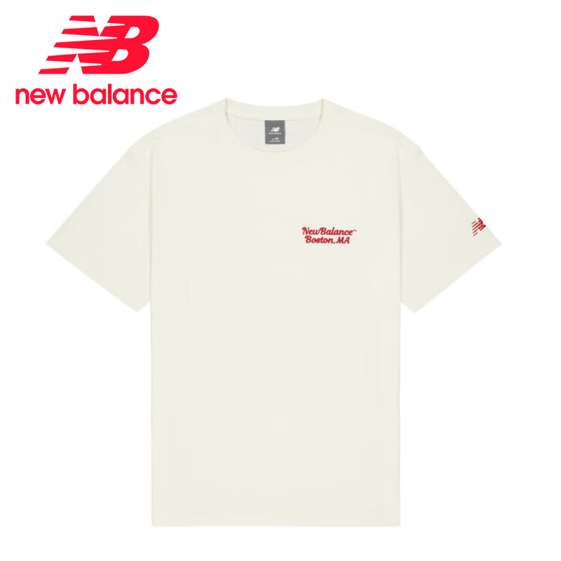 NEW BALANCE25新款男款短袖休闲舒适简约百搭运动T恤 AMT51319
