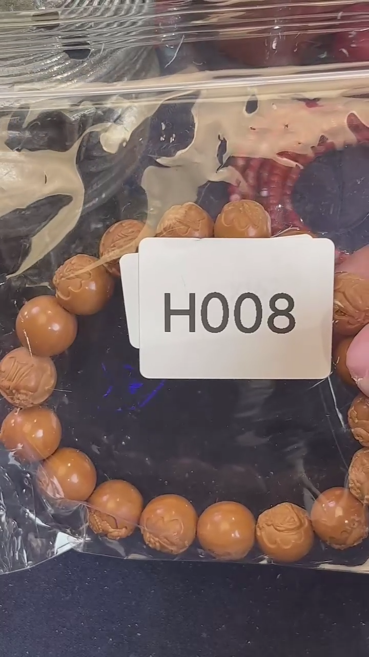【闪购商品】猴头核桃手串H008猴头1.3十八罗汉