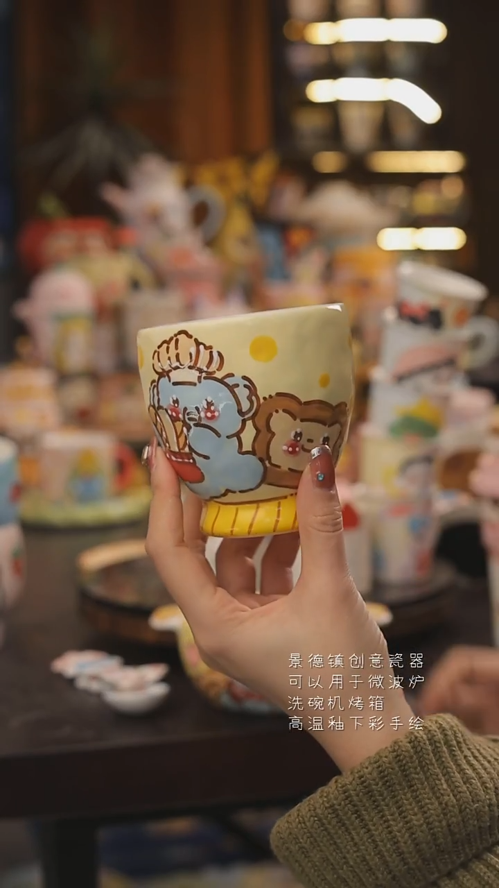 景德镇釉下彩绘设计师款式陶瓷