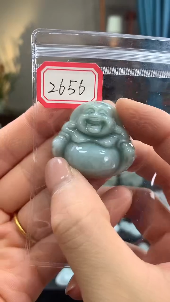 颈饰未镶嵌翡翠佛公2656
