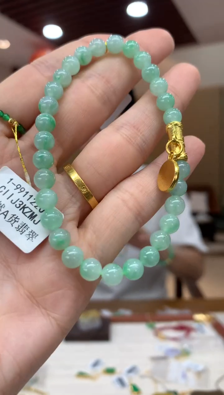 未镶嵌手串翡翠手串