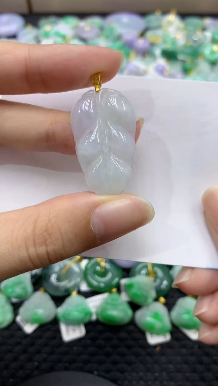 颈饰未镶嵌翡翠天然缅甸翡翠A货
