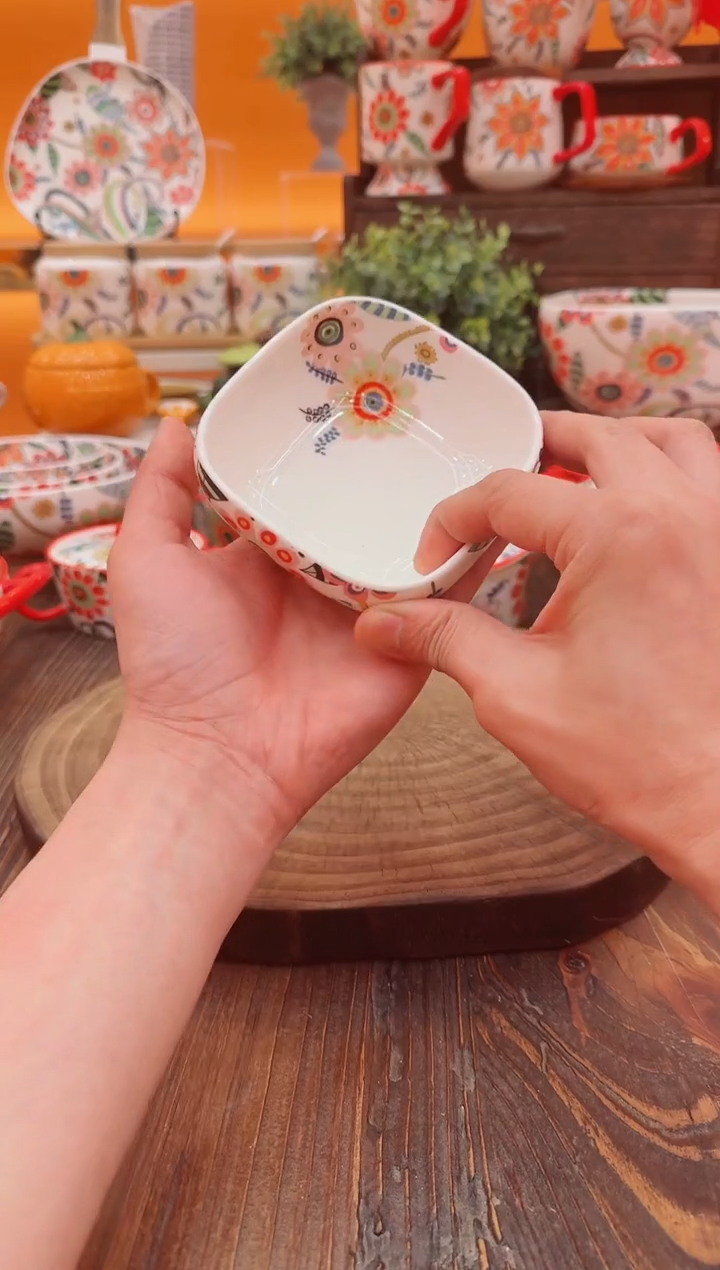 罐景德镇陶瓷餐具碗碟盘子