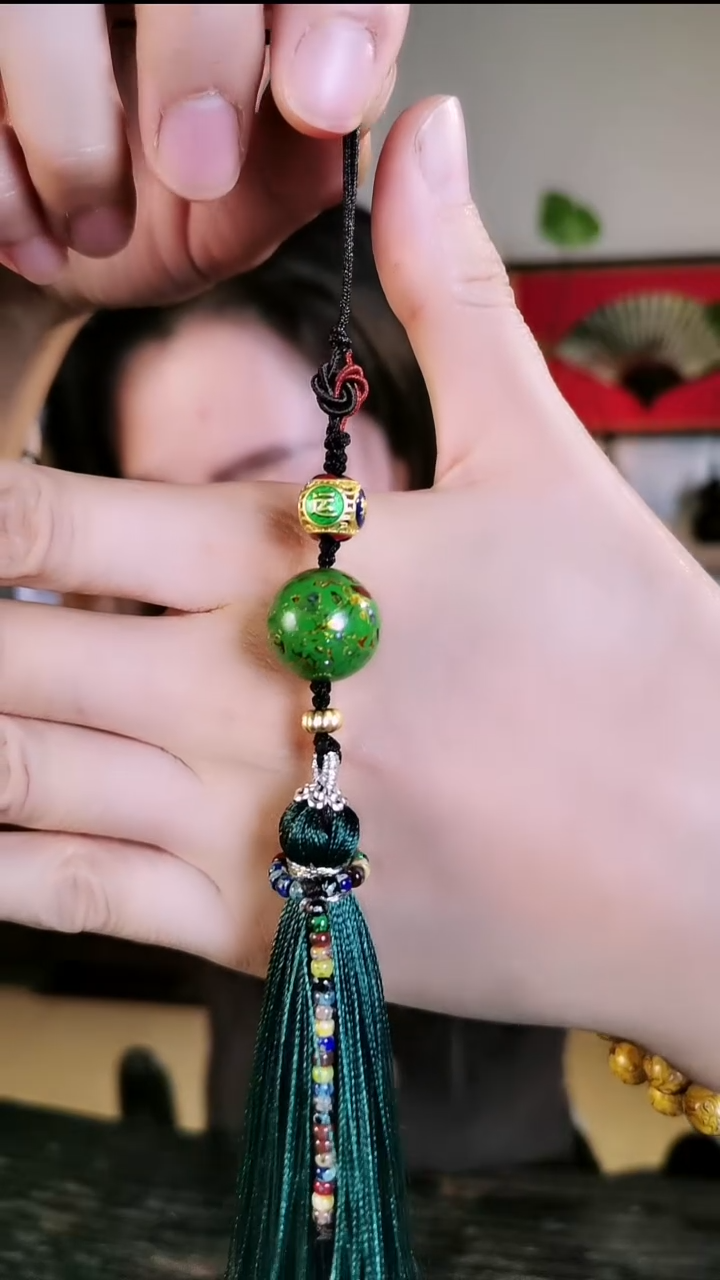 手机挂件漆器手作