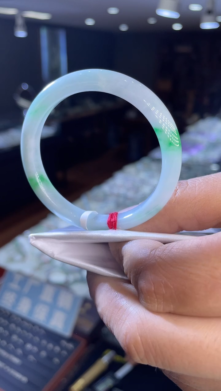 未镶嵌手镯翡翠正圈50-51