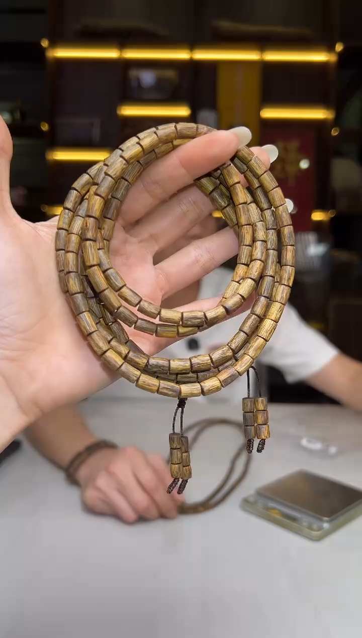 沉香沉香碎屑761号陆河一代老料06规整桶多圈老料多样性发一16