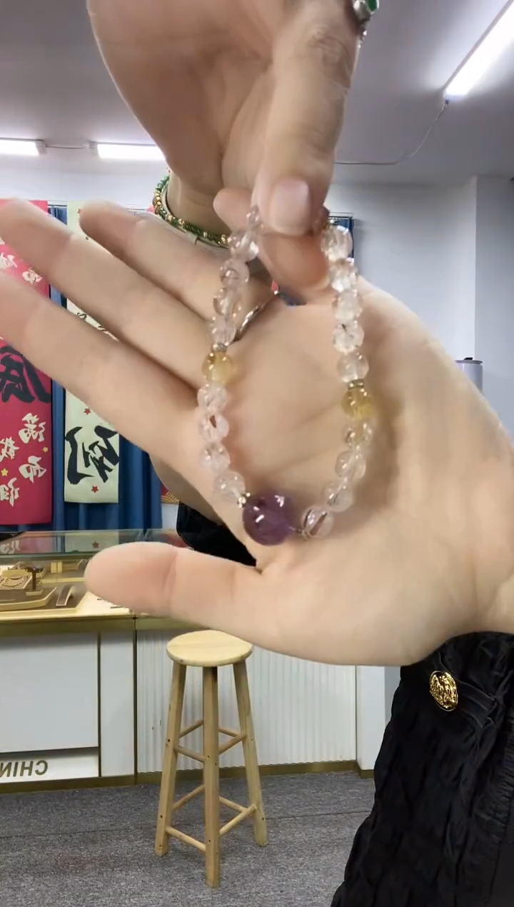 未镶嵌手链水晶手链