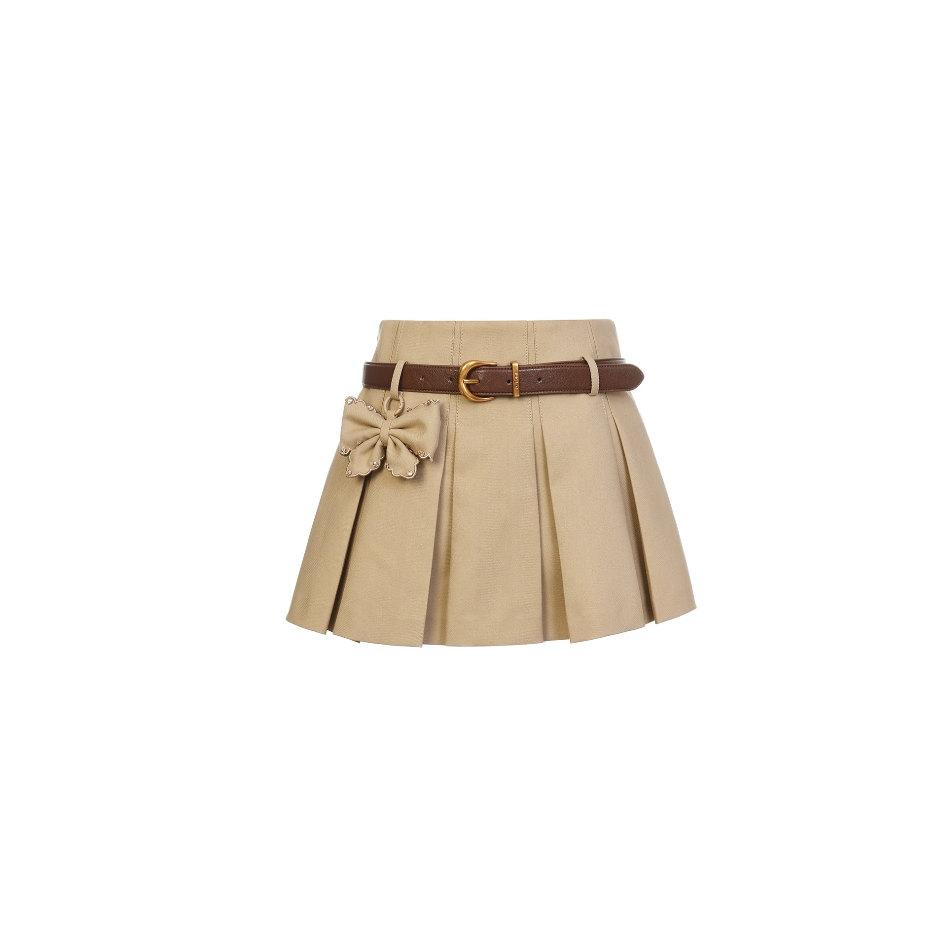 LeFame/拉飞姆2026春季A字蝴蝶结挂饰褶裥/LF26C31SS260