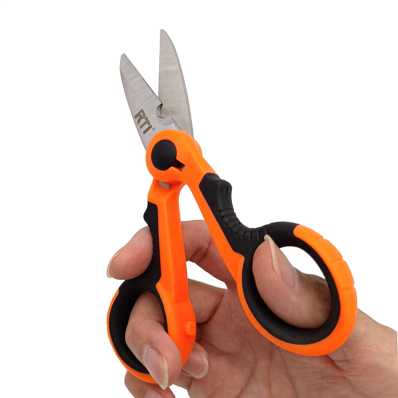 RTI钓鱼剪垂钓专用不锈钢多功能鱼线剪大力马PE线路亚船海钓剪刀