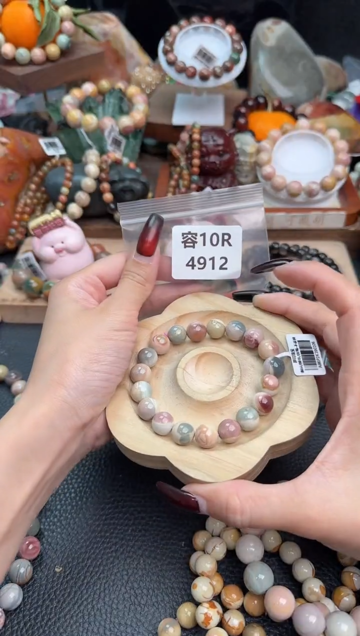 【闪购商品】石英质玉手链未镶嵌10R4912