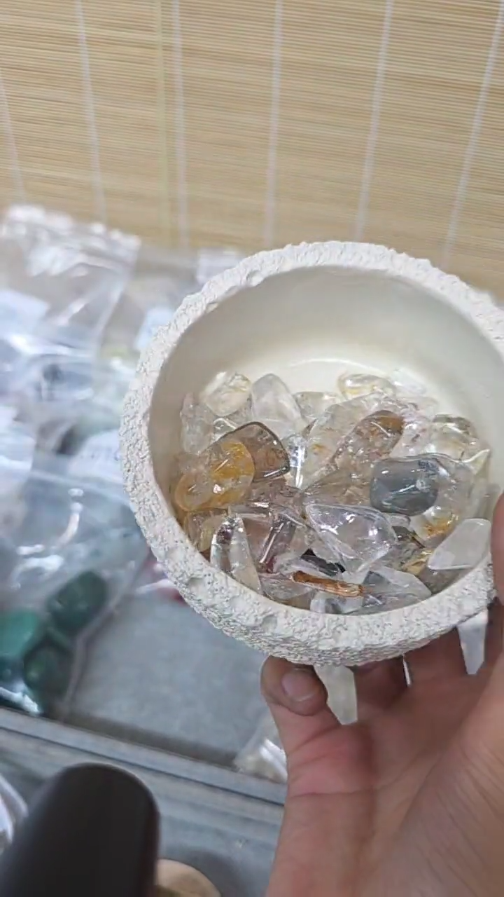 未镶嵌珠宝半成品水晶C793 约200g 多样性发一件