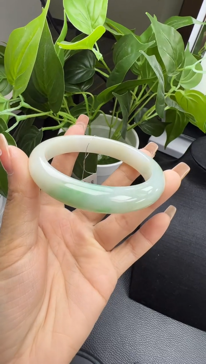 【闪购商品】翡翠手镯未镶嵌K678-10 手镯 54-55圈