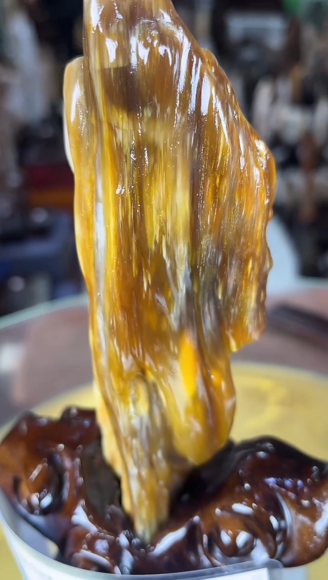 未镶嵌珠宝奇石硅化玉缅甸天然树化玉摆件