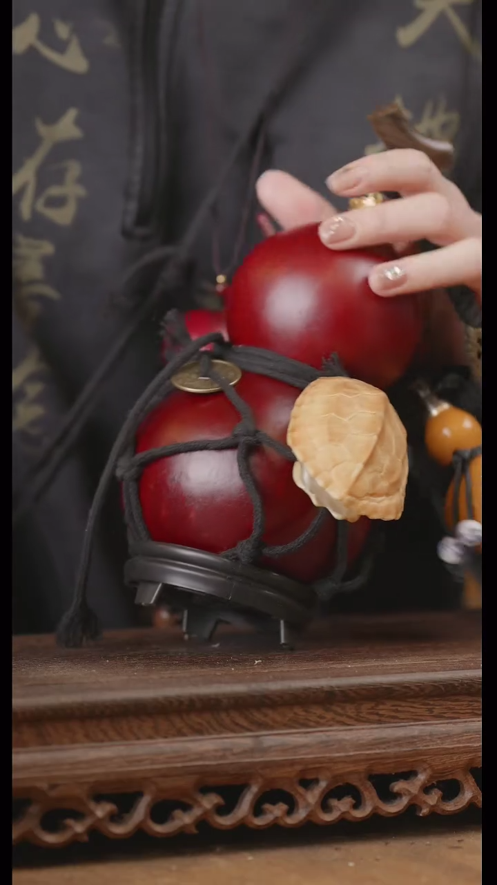 【闪购商品】247号精品天然大漆工艺防渗内胆酒葫芦~