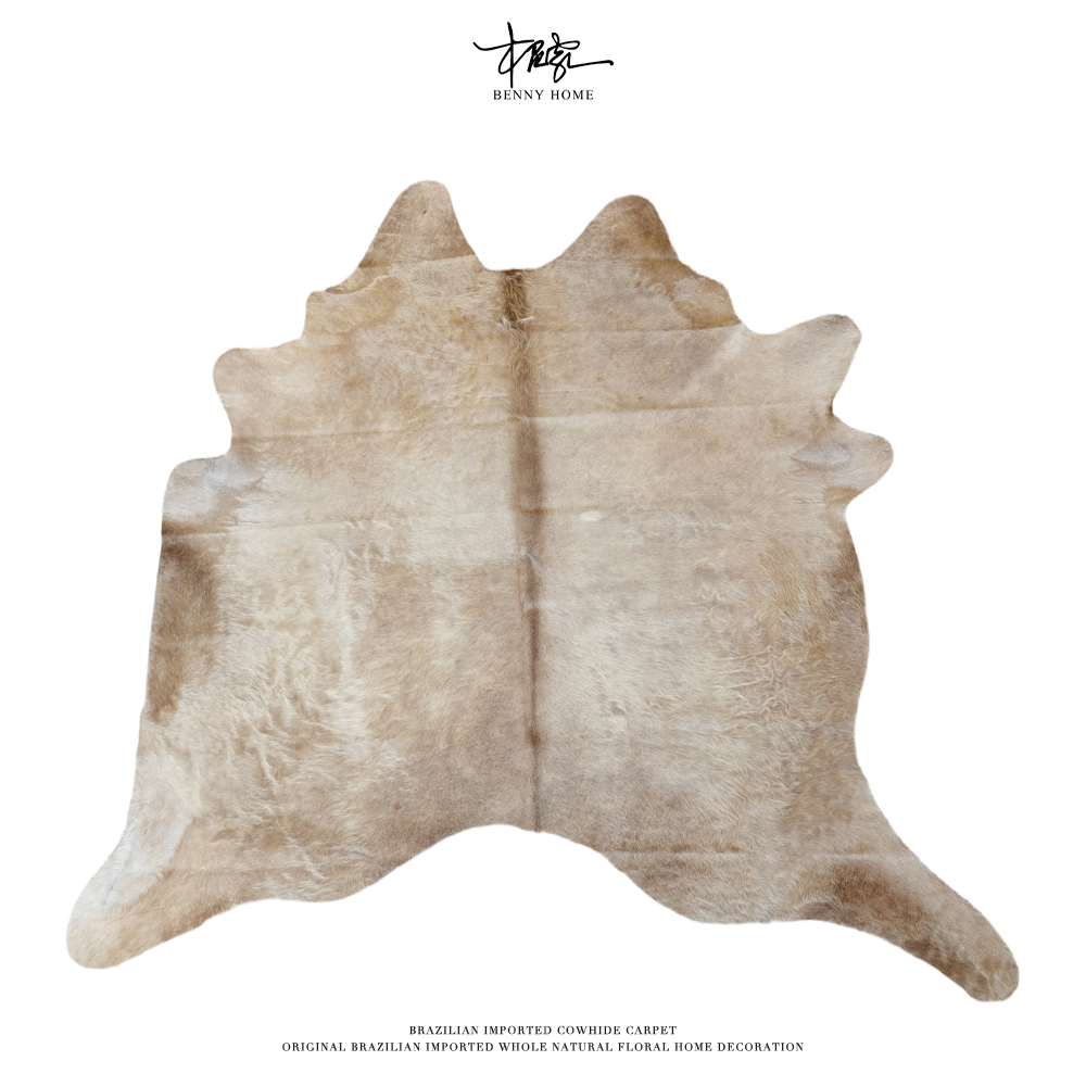 【本尼家】P145轻奢北欧风整张牛皮地毯250*215cm