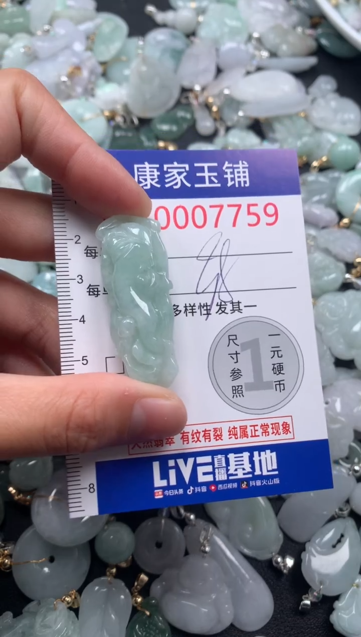 颈饰未镶嵌翡翠7759