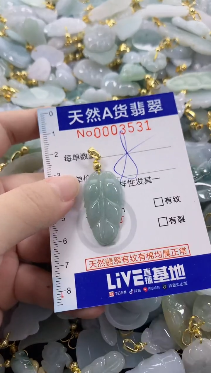 颈饰未镶嵌翡翠天然A货翡翠