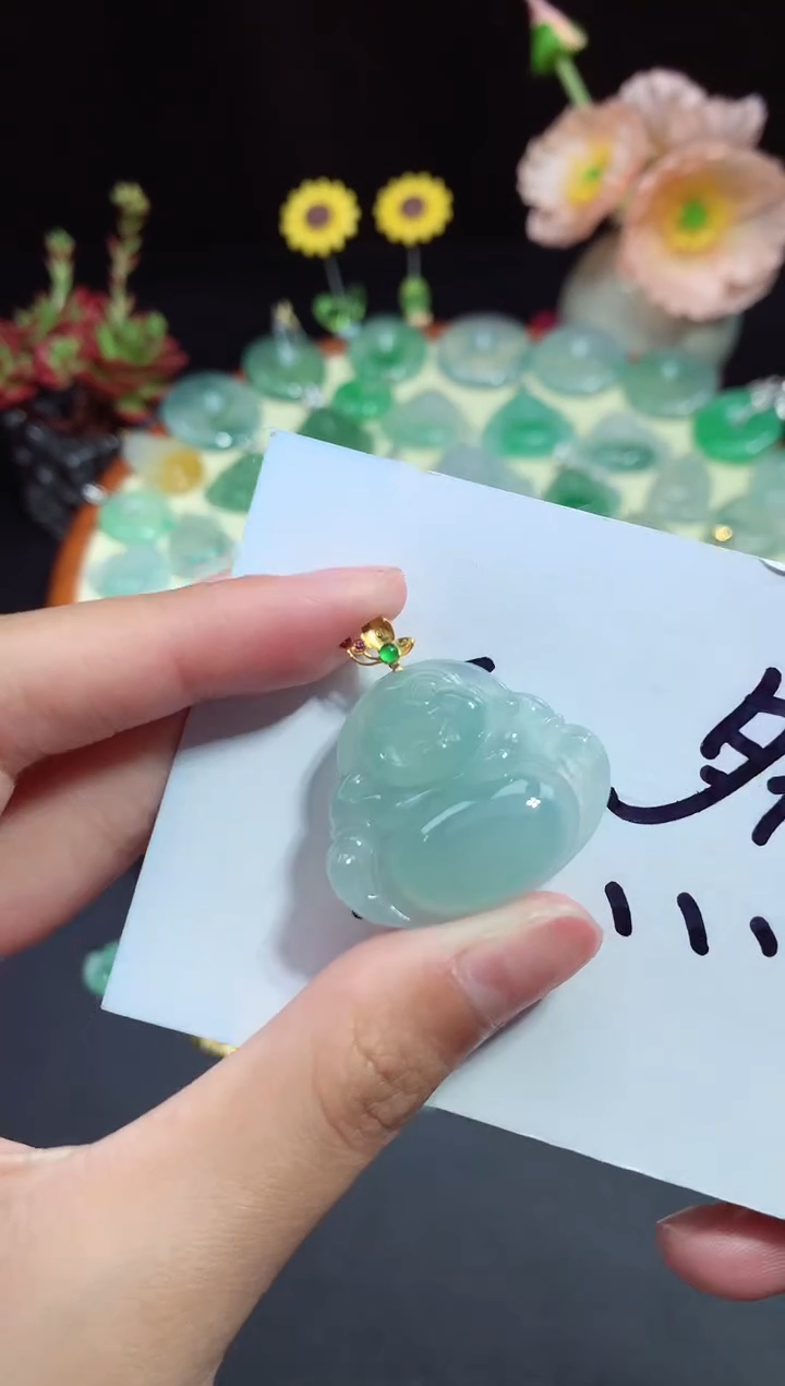 【闪购商品】翡翠颈饰未镶嵌佛公