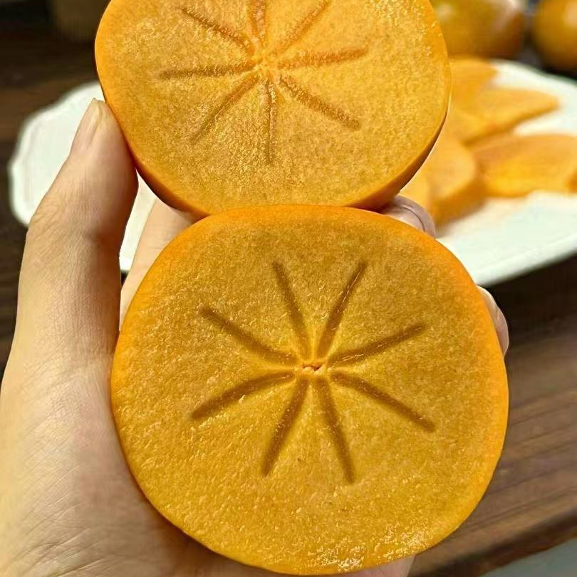 陕西-巧克力脆柿 4斤/箱