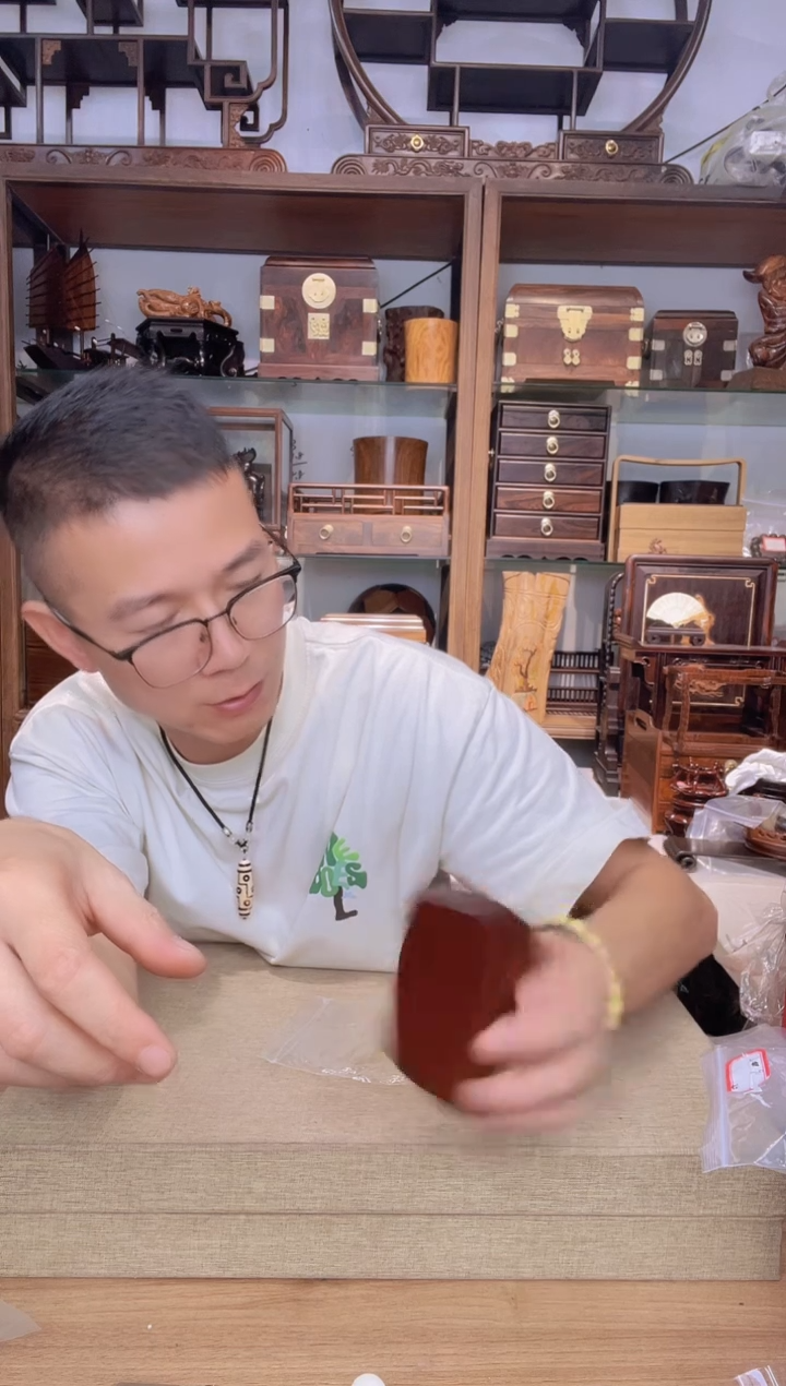 乌木类书架594小叶紫檀烟盒