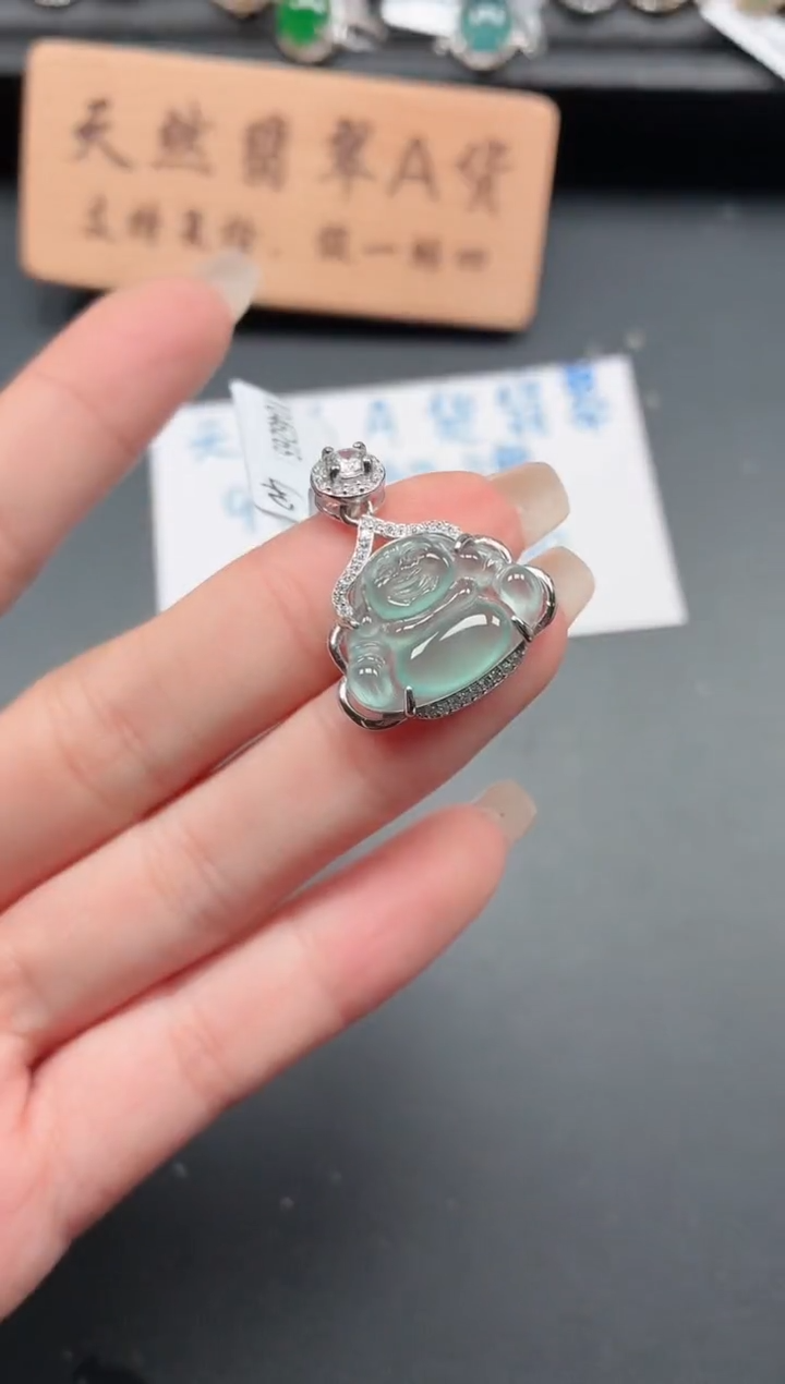 银S925镶嵌戒指翡翠111111