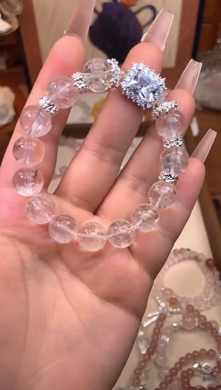【闪购商品】水晶手链未镶嵌白啊塞