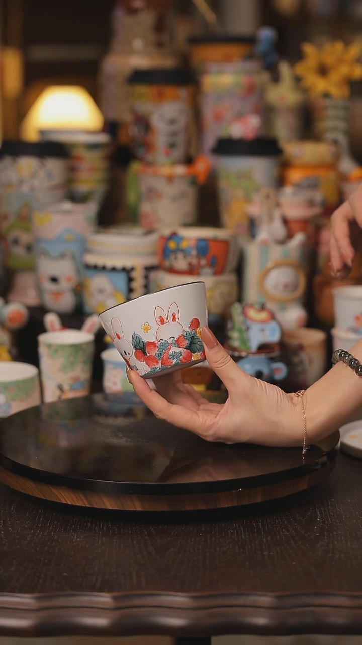 景德镇釉下彩绘设计师款式陶瓷