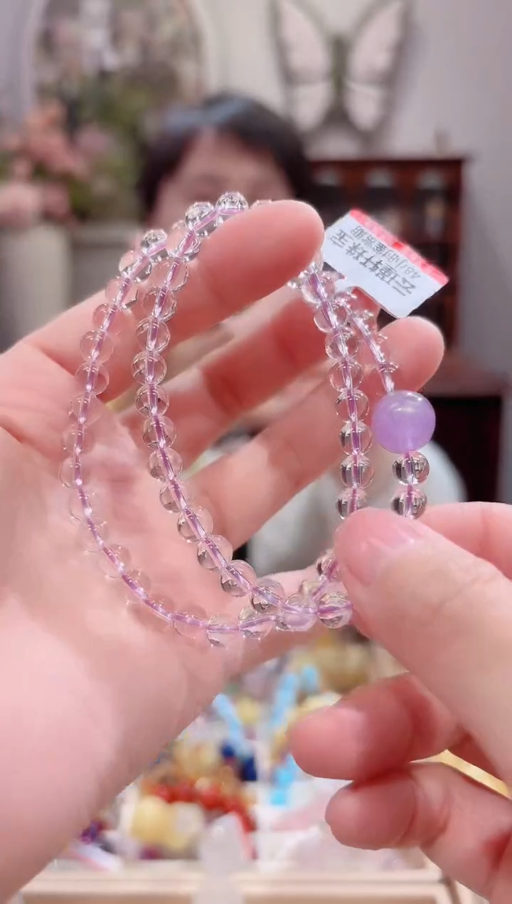 【闪购商品】水晶手链未镶嵌双圈特级5A全净体手串