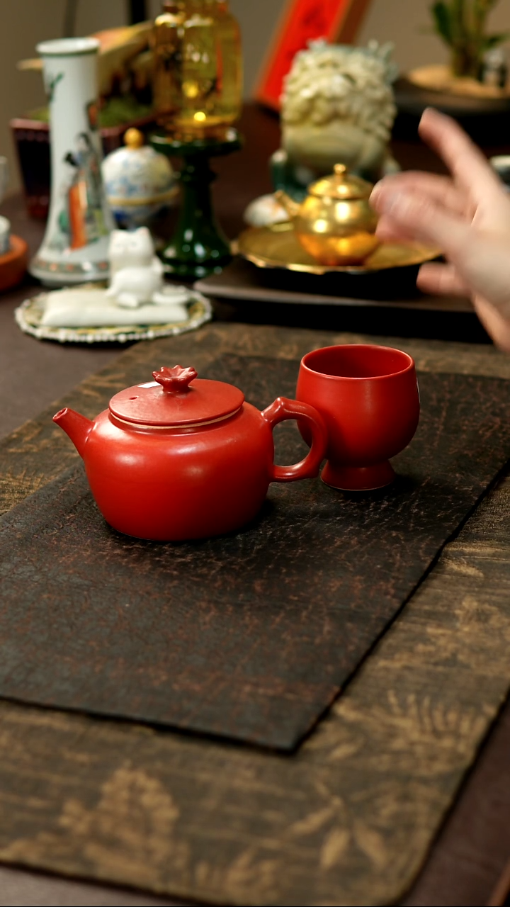 景德镇陶瓷杯碗柴烧多人