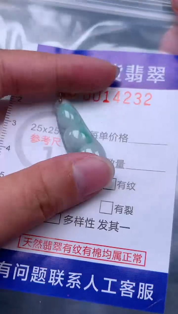 吊坠(赠链)未镶嵌翡翠1