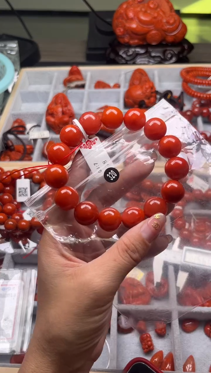 【闪购商品】南红玛瑙珠宝奇石未镶嵌320-15+