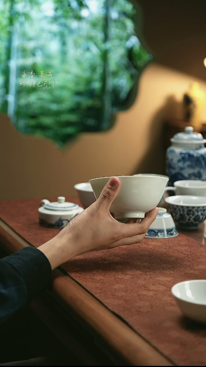 【闪购商品】杯白胎大碗 三余作器手工器皿