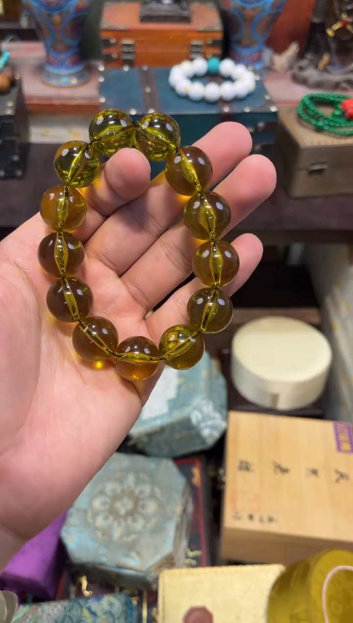 未镶嵌琥珀裸石W刘哥高端专属精品35