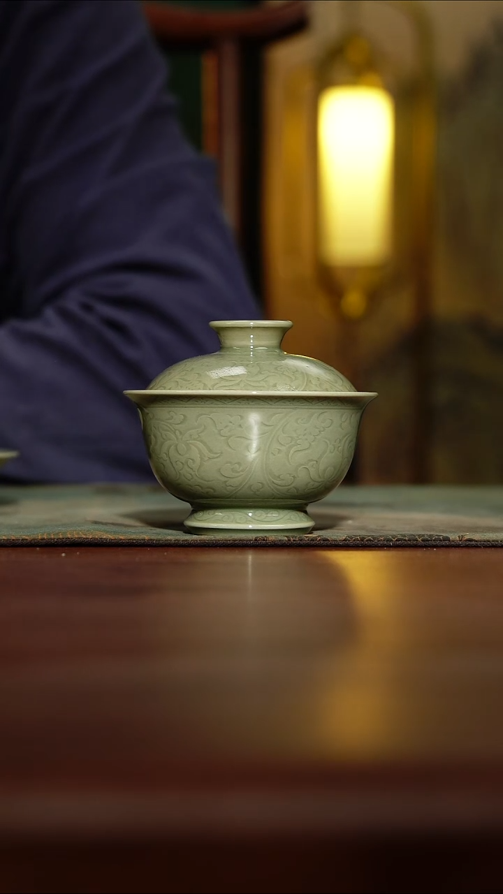 【览古雅韵】二才盖碗