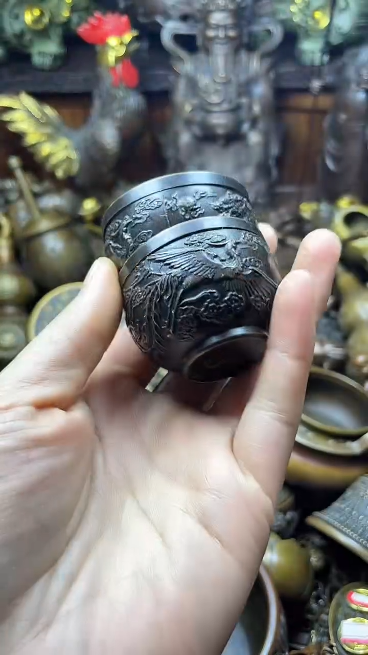 闪购链接，点击下单，有运费险，铜摆件