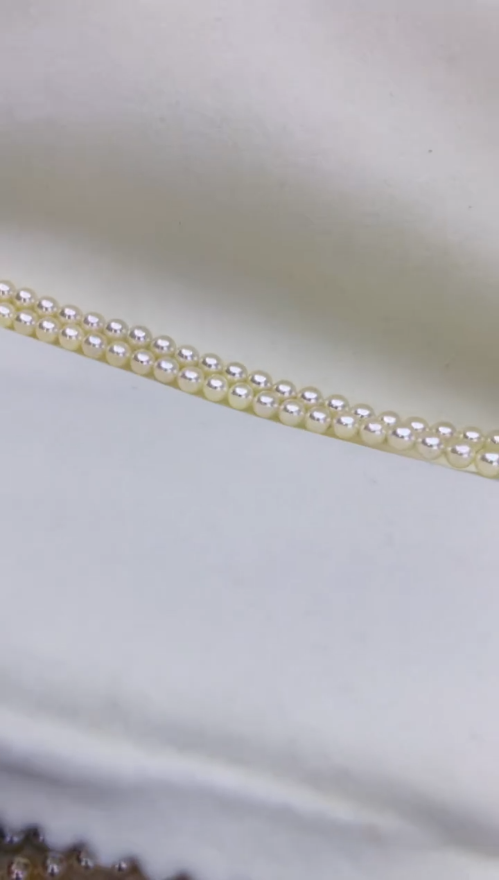 未镶嵌DA海水珍珠 GD039  akoya串链4.5-5MM