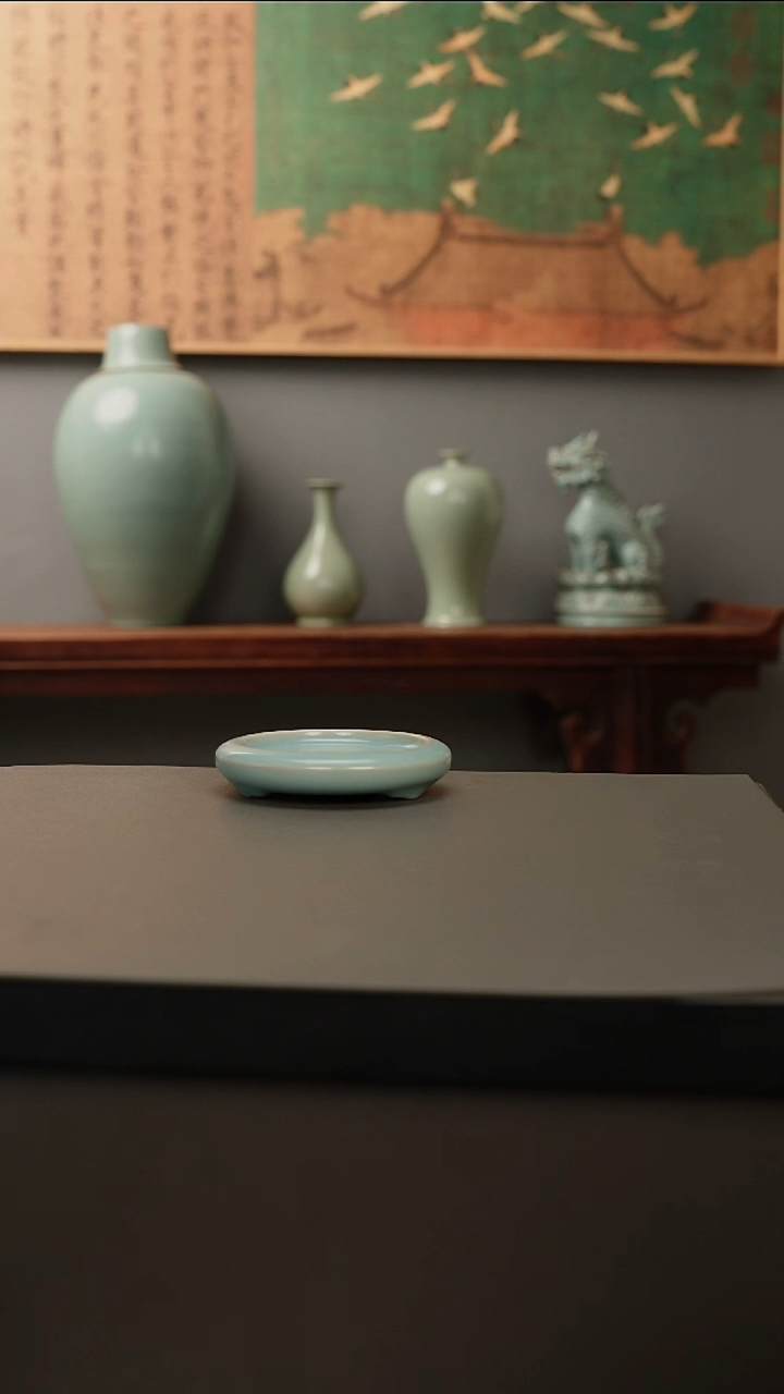 【闪购商品】杯仿古釉原矿  杯垫