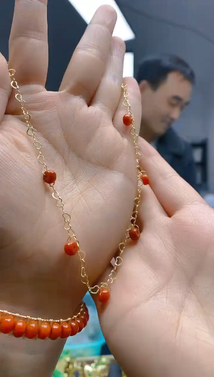 【闪购商品】翡翠耳饰合金0512翡翠脚链