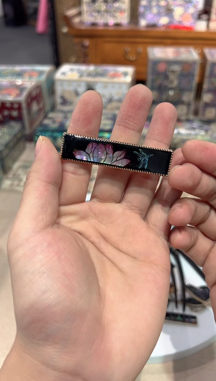 【闪购商品】发夹.弘贝雅螺钿漆器