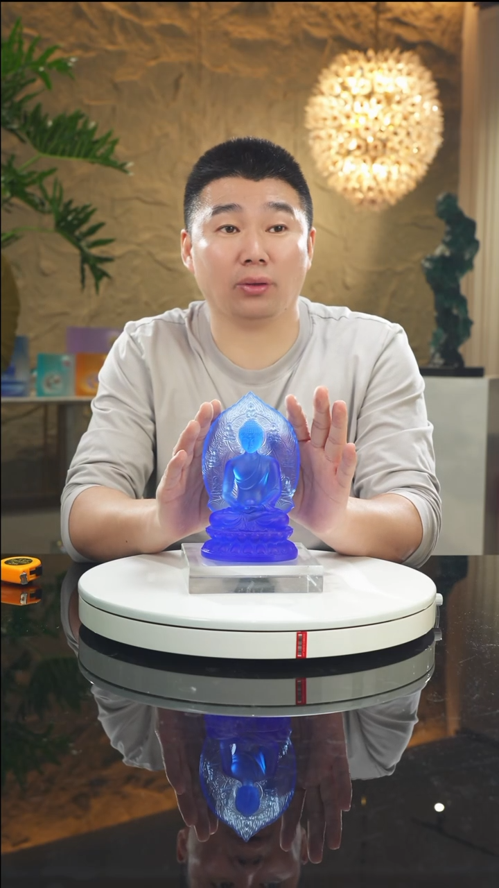 【闪购商品】瓷片福利蓝色药师佛摆件