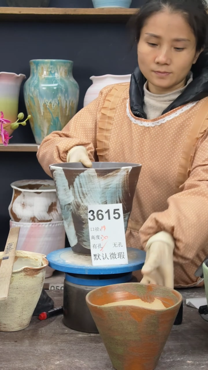 景德镇陶园花盆3615
