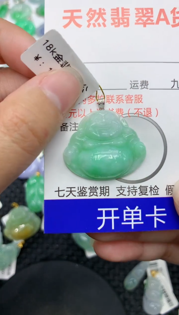 【闪购商品】翡翠颈饰18K金镶嵌111111111111