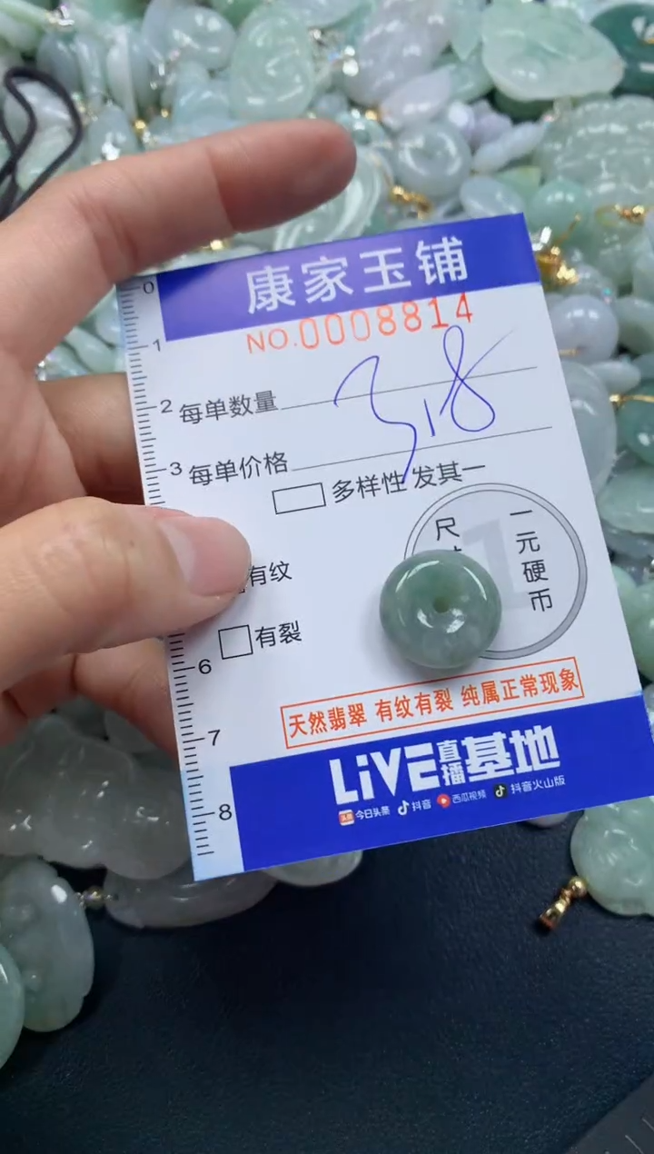 颈饰未镶嵌翡翠8814