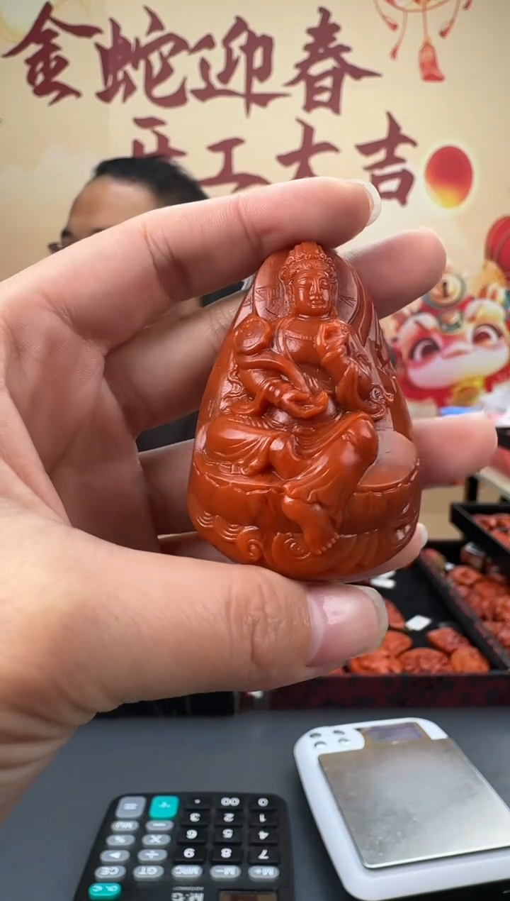 【闪购商品】南红玛瑙雕刻未镶嵌130ZB0212产品一个