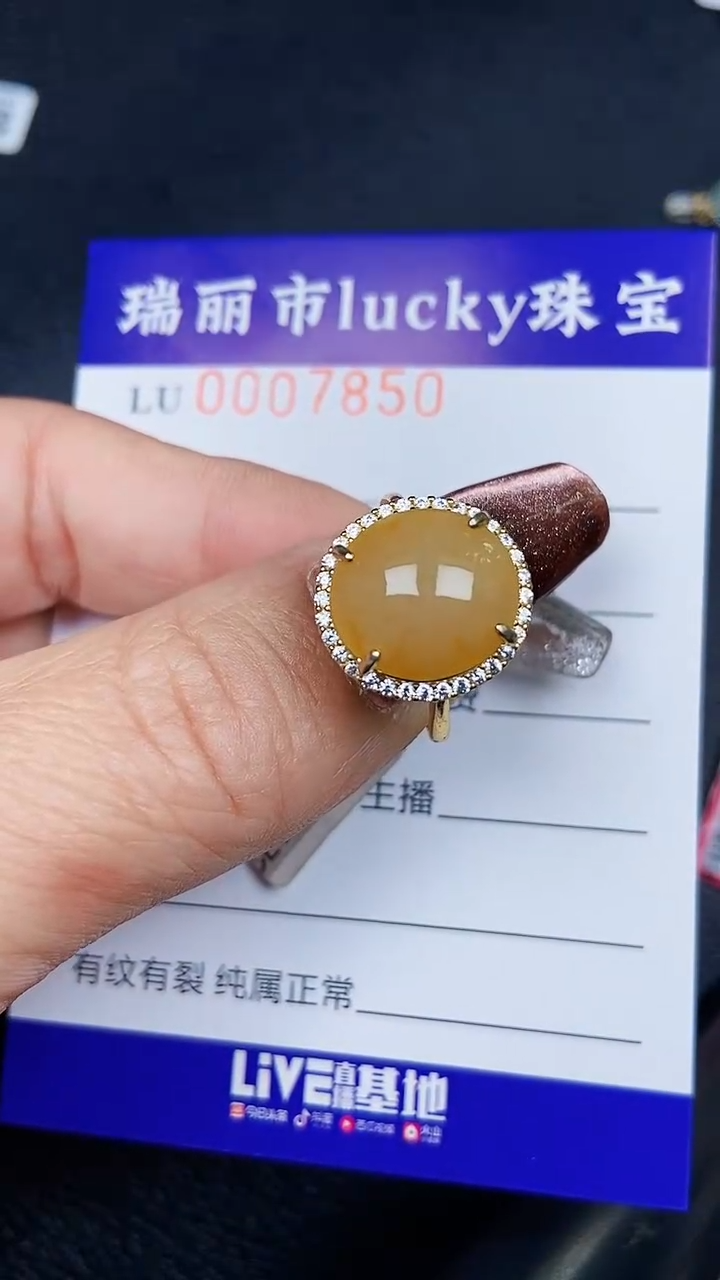 颈饰银S925镶嵌翡翠7850