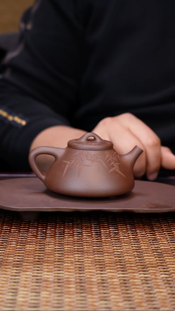 茶壶紫砂汀禾紫砂《石瓢》内推